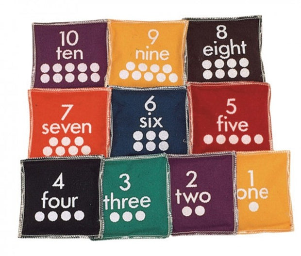 Bean Bags Numbered Set 1-10