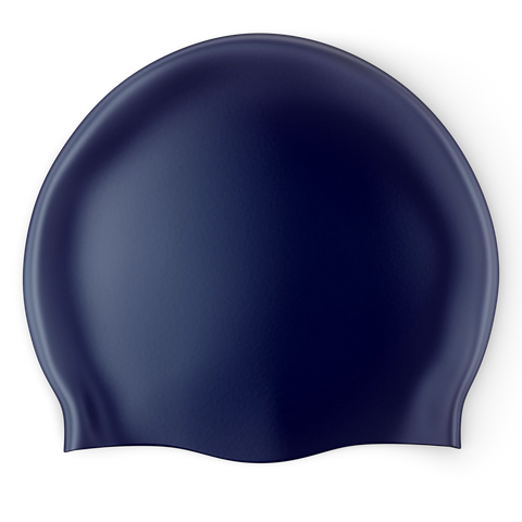 Silicone Swim Cap - Purplish Navy