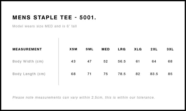 Men's Staple Cotton Tee (AS Colour)