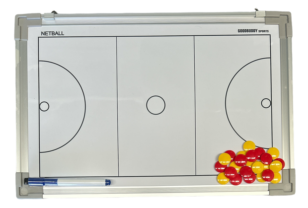 Magnetic Whiteboard - Netball