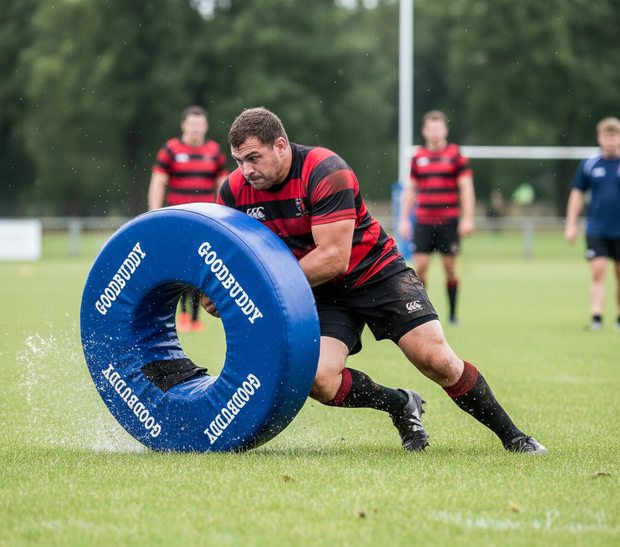 Adult Rugby Player Using Tackle Ring - Senior