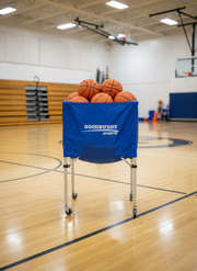 Aluminium Ball Cart - With Basketballs