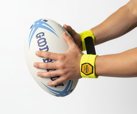 Catch It Bands with Rugby League Ball