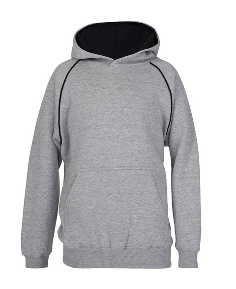 Contrast Hoodie with Colour Piping - Adults