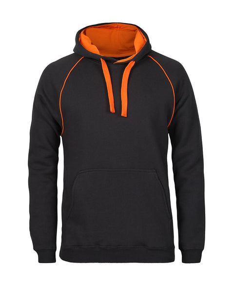 Contrast Hoodie with Colour Piping - Adults