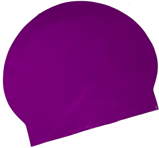 Latex Swim Cap - Purple