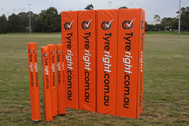 Printed Rugby Goal Post Pads - 4 x Senior Square